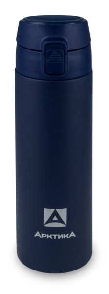 705-500 Термос АРКТИКА 500мл. питьевой, текстурный синий