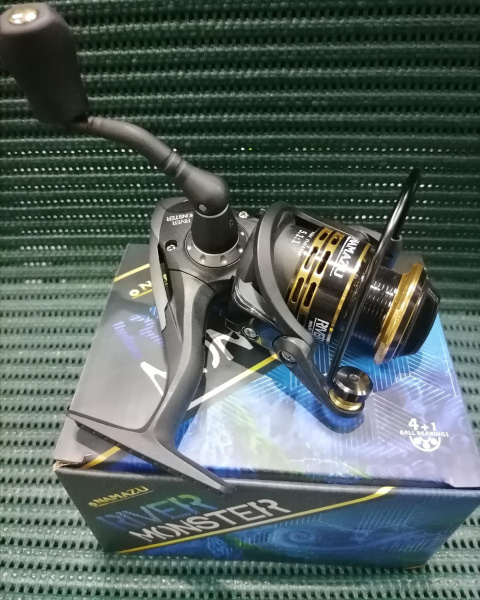 Катушка б/инерц. NAMAZU River Monster RM2000, 4+1 подш., метал.шпуля (N-RRM2000)