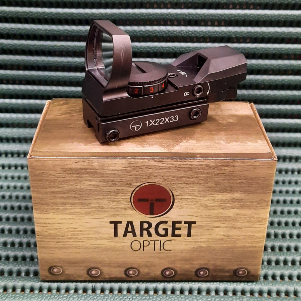 Коллиматорный прицел Target Optic 1x33, на призму (ТО-1-22-33DT)