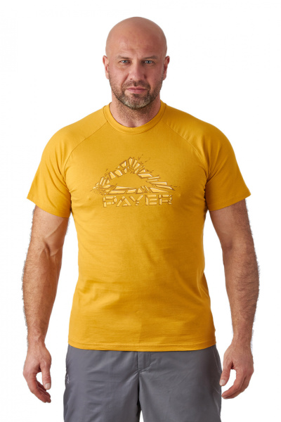 Футболка PAYER (Шардс, хлопок, горчица), р-р XL