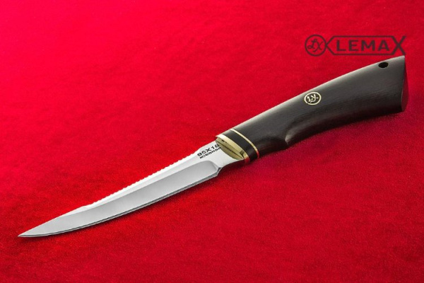 Нож Lemax РЫБАК-2 черный граб, 95Х18 (95х017)